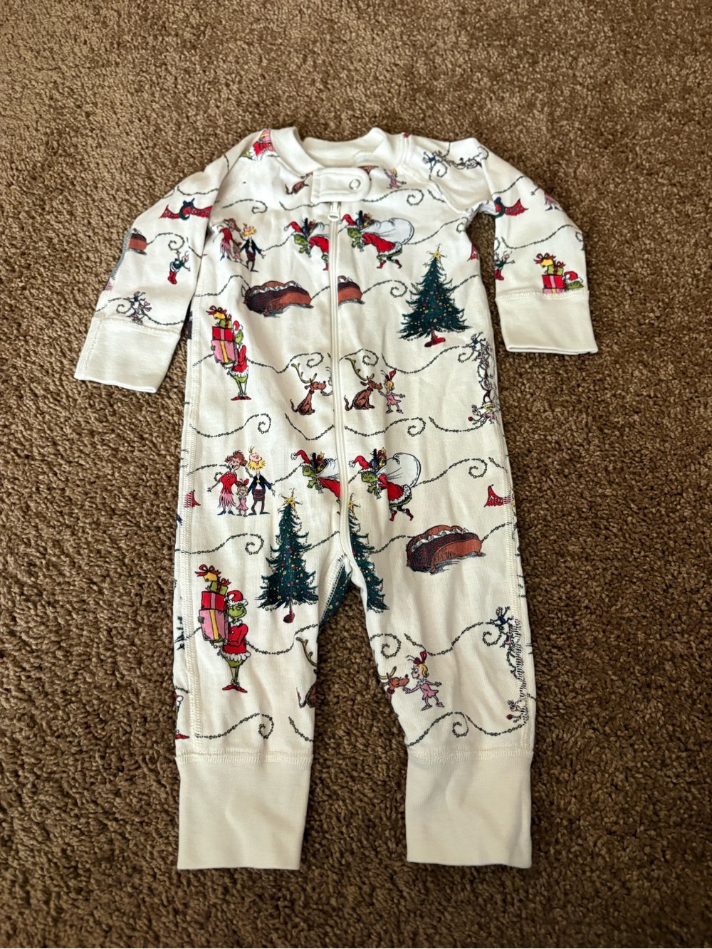 Hanna Andersson Grinch Who’s Pajama 3-6 months